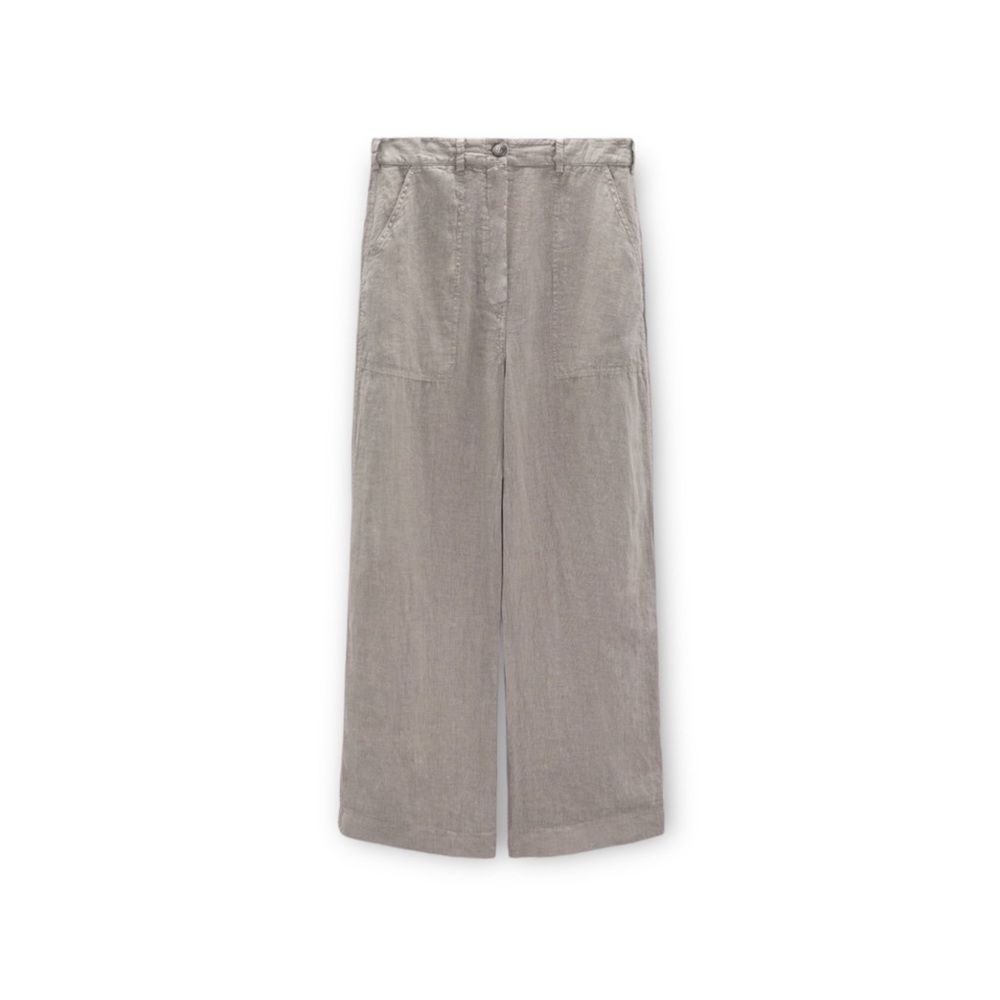 ZARA LINEN POCKET PANTS